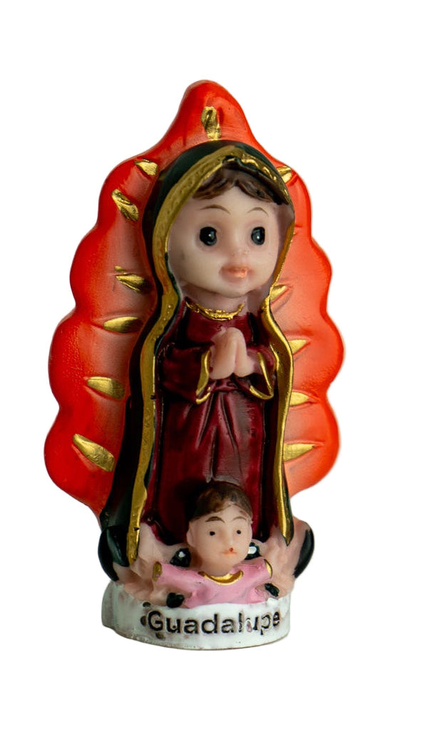 Mini Virgin De Guadalupe Statues