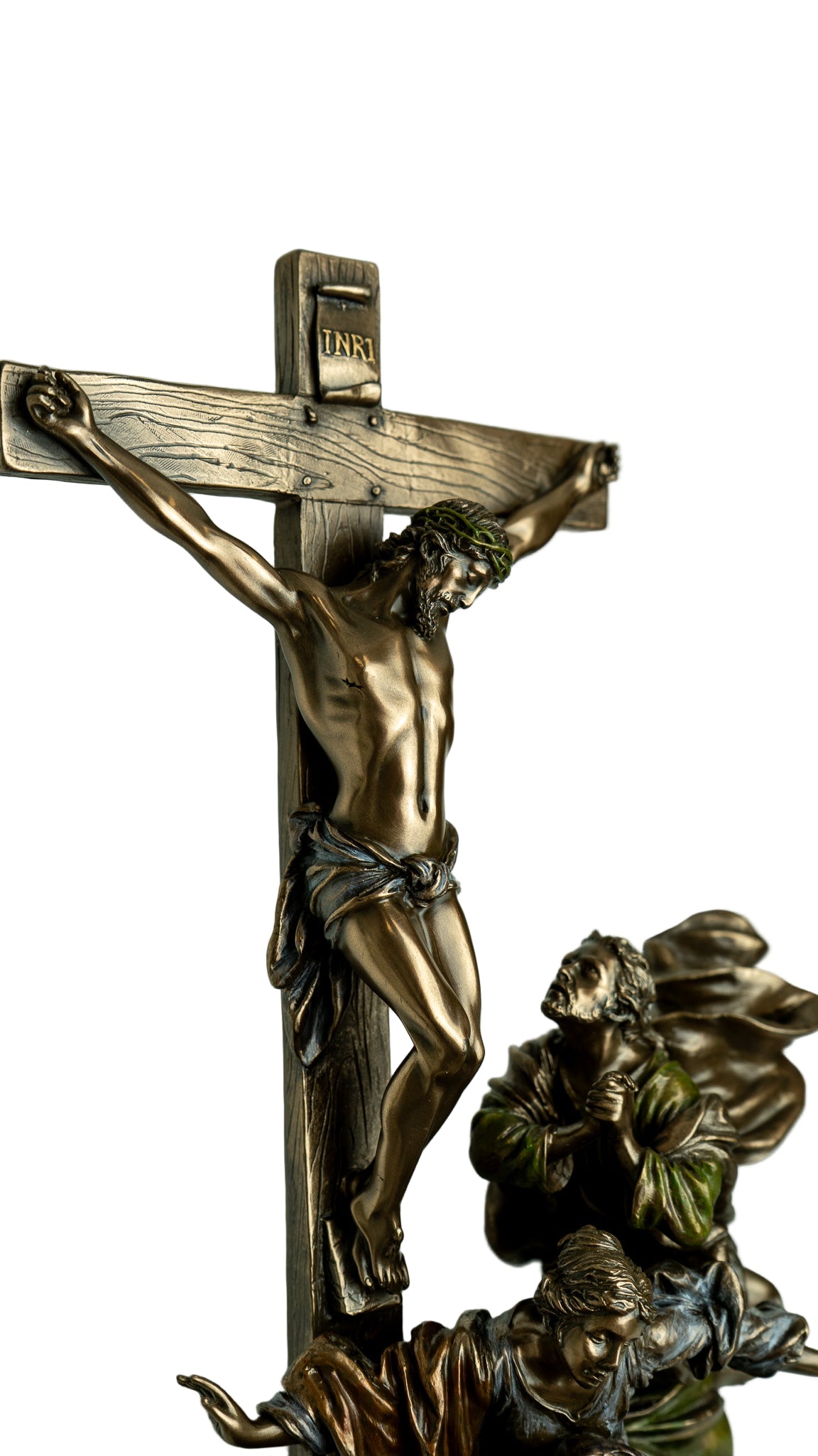 Bronze Crucifixion scene masterpiece