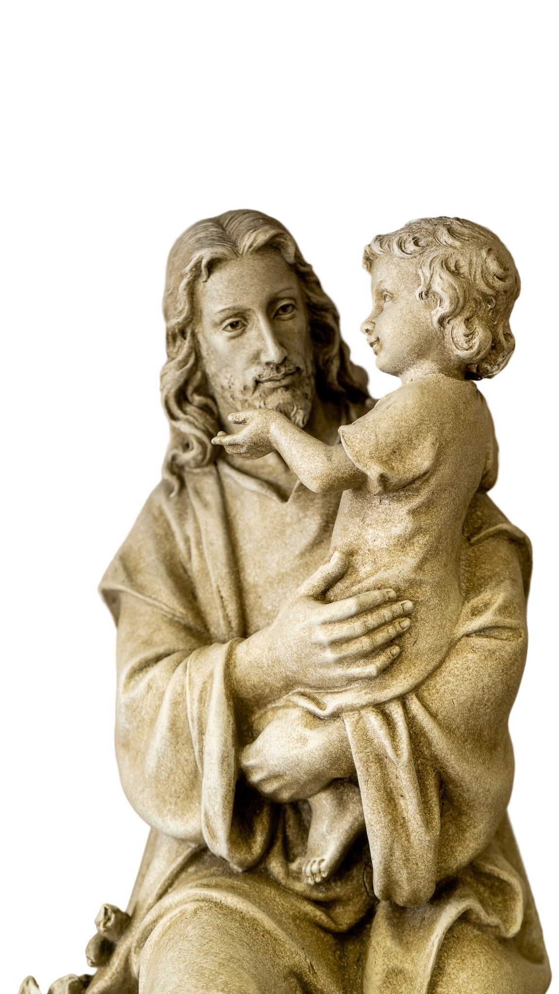 Jesus With Child Garden Statue
