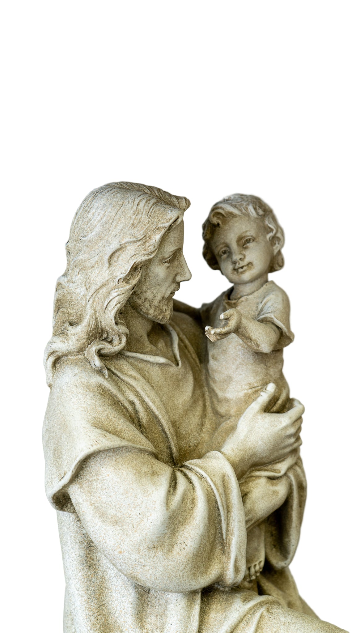 Jesus With Child Garden Statue