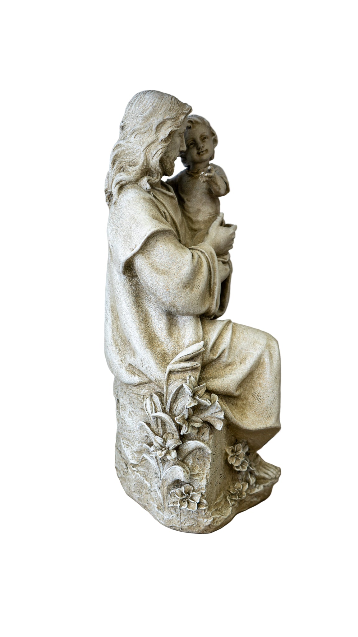 Jesus With Child Garden Statue