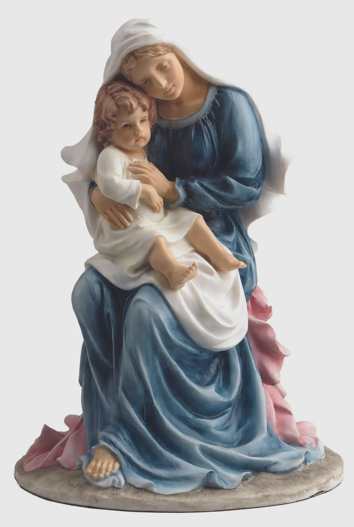 Madonna & Child Statue 9”