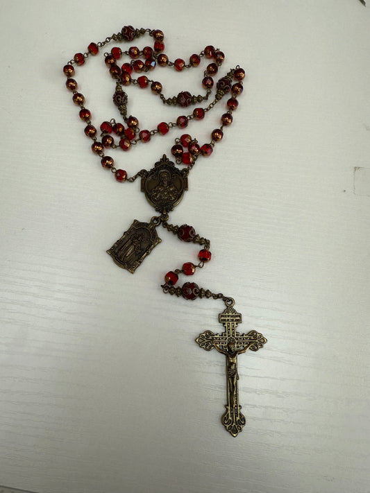 Vintage Rosary-Sacred Heart
